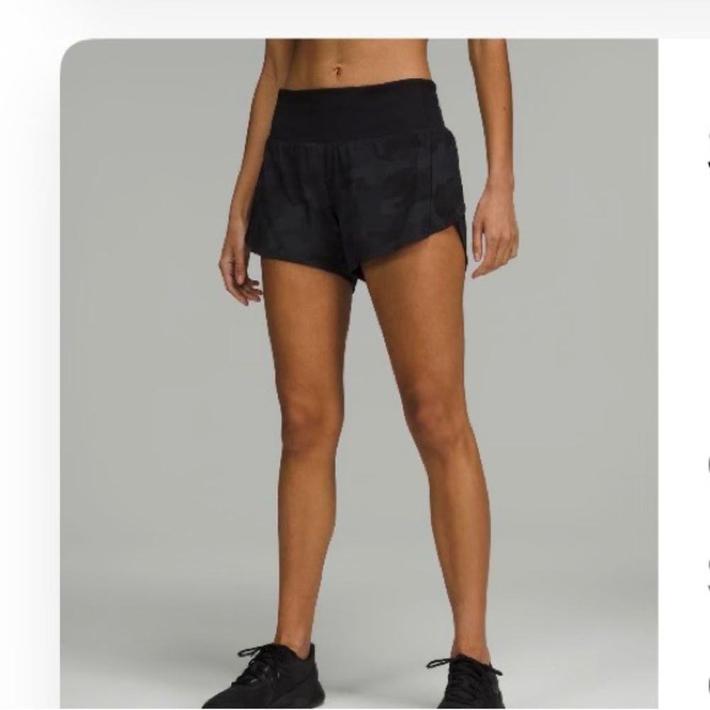 Lululemon Speed Up Mid-Rise Lined Short 4”